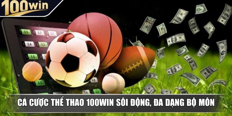 Cá cược thể thao 100WIN sôi động, đa dạng bộ môn Cá cược thể thao 100WIN sôi động, đa dạng bộ môn